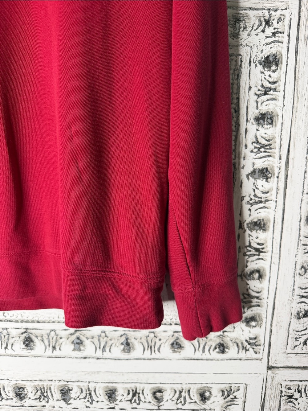 Vineyard Vines Men's Maroon collared pull over - Picture 3 of 7